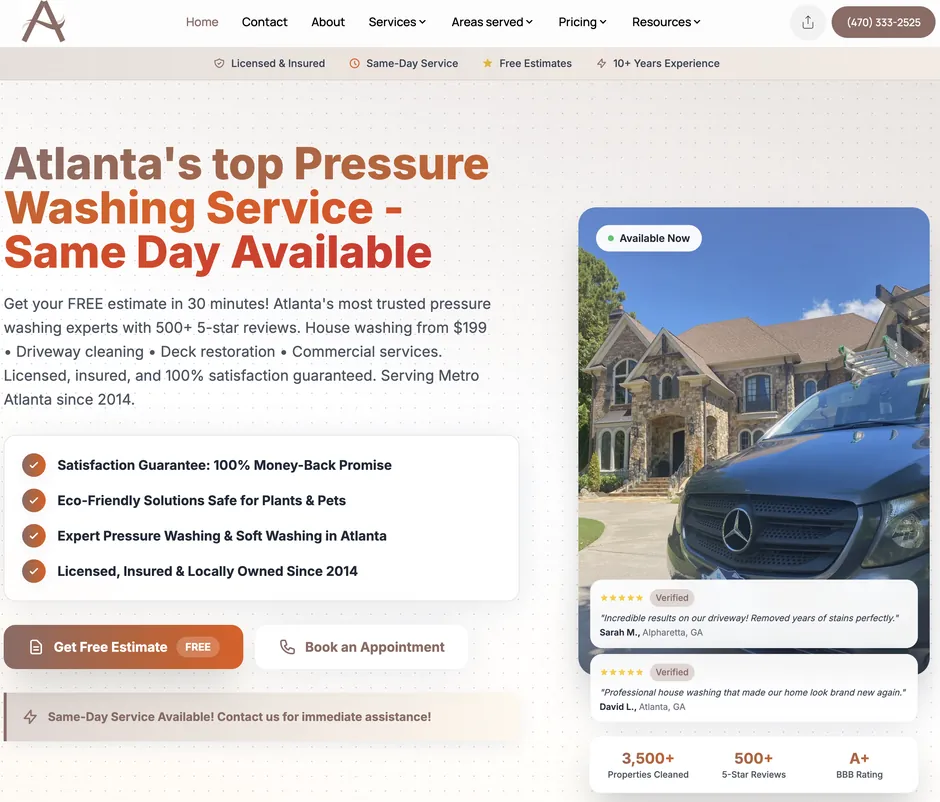 Alexus Pressure Washing: When seeing is believing - building a business on visual transformation